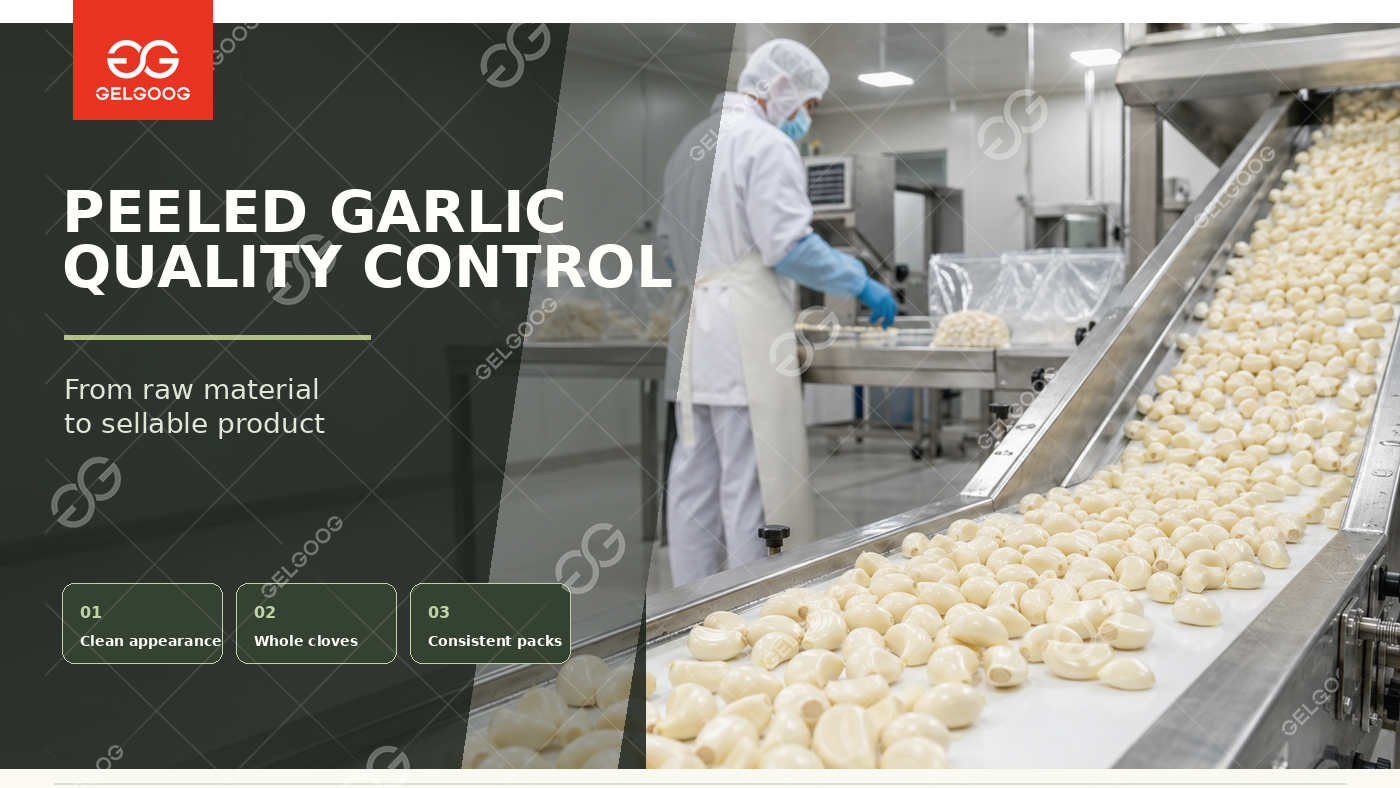 Cómo mejorar el rendimiento comercial y controlar la calidad del ajo pelado en Argentina