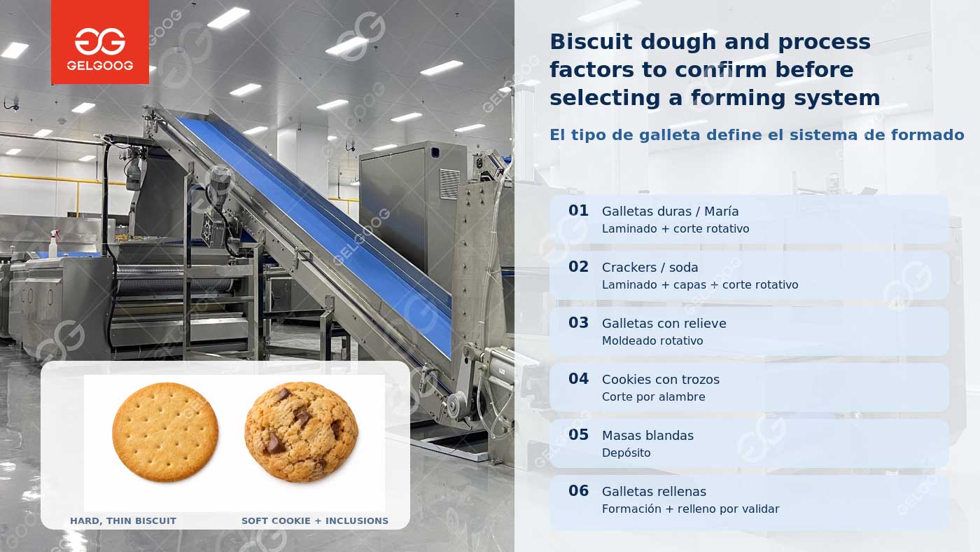 Cómo elegir una máquina de galletas industrial según el tipo de producto